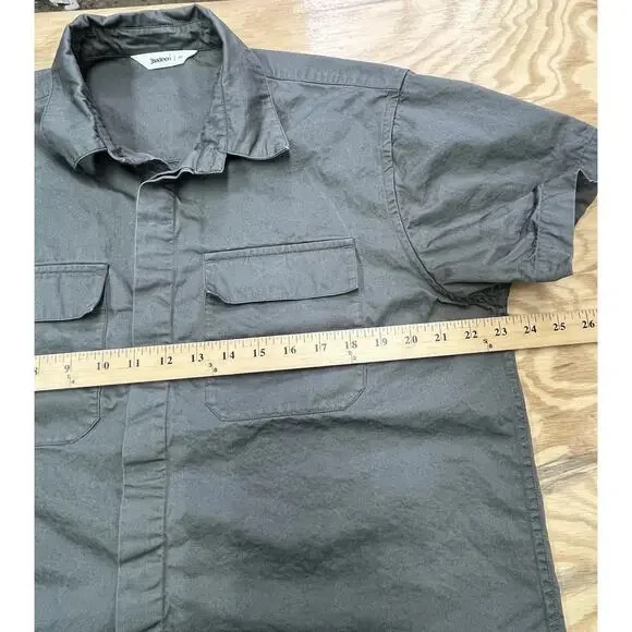 3sixteen Garage Shirt Moss Green Heavy Poplin Button Down Shirt Mens XL